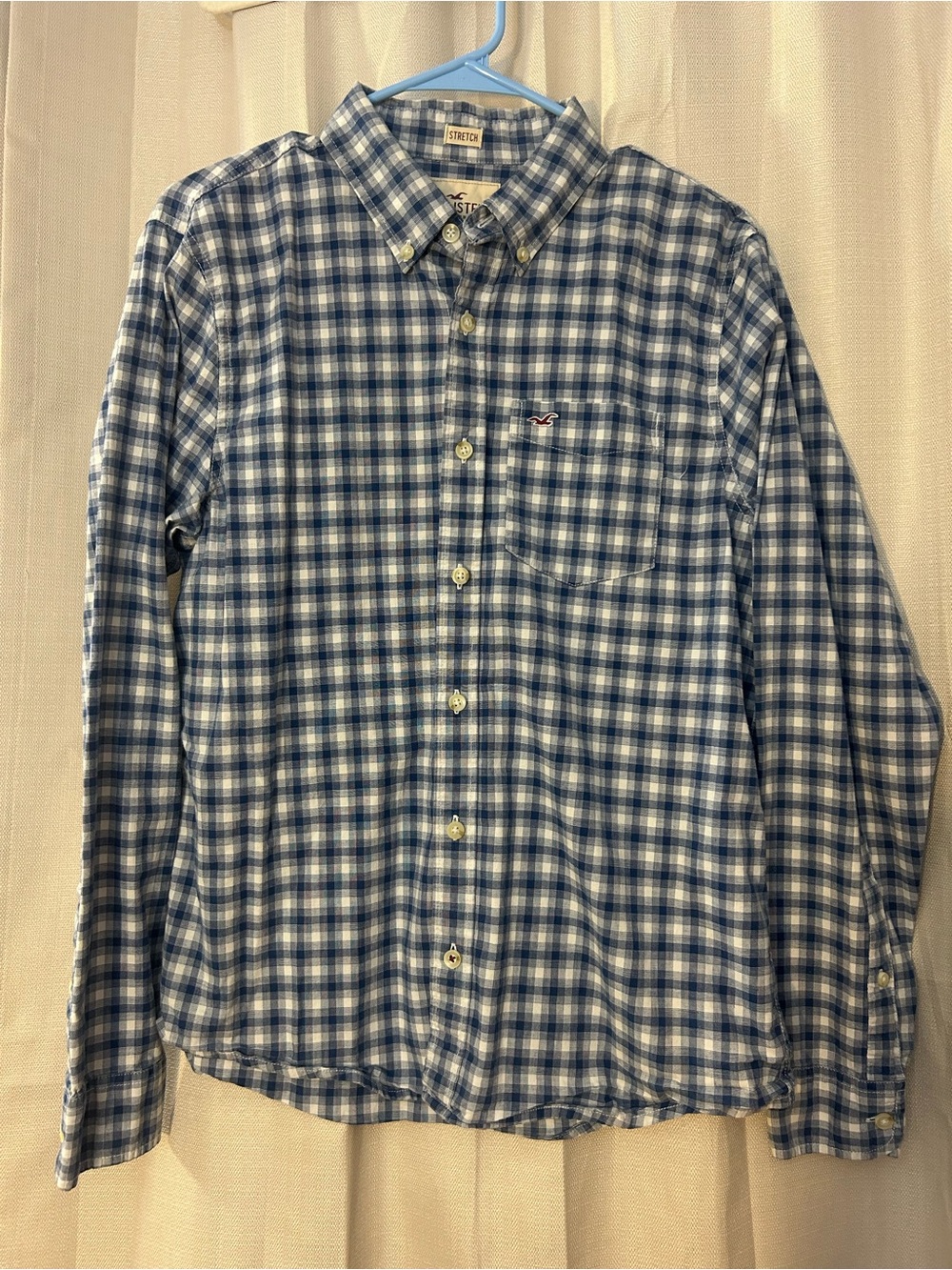 Hollister Men's Plaid Button-Down Shirt